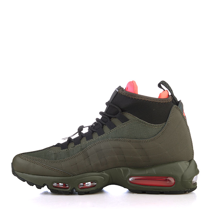 мужские зеленые ботинки Nike Air Max 95 Sneakerboot 806809-300 - цена, описание, фото 3